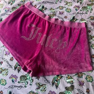 SOLD! Juicy Couture Pink Velour Panties